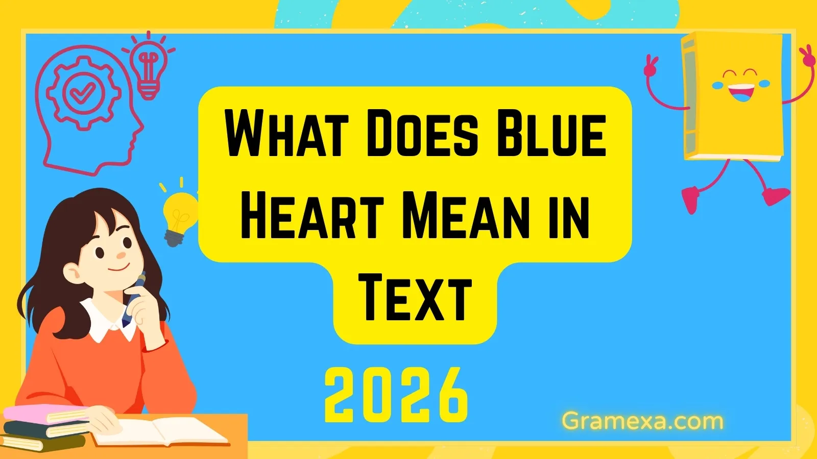 What Does Blue Heart Mean in Text
