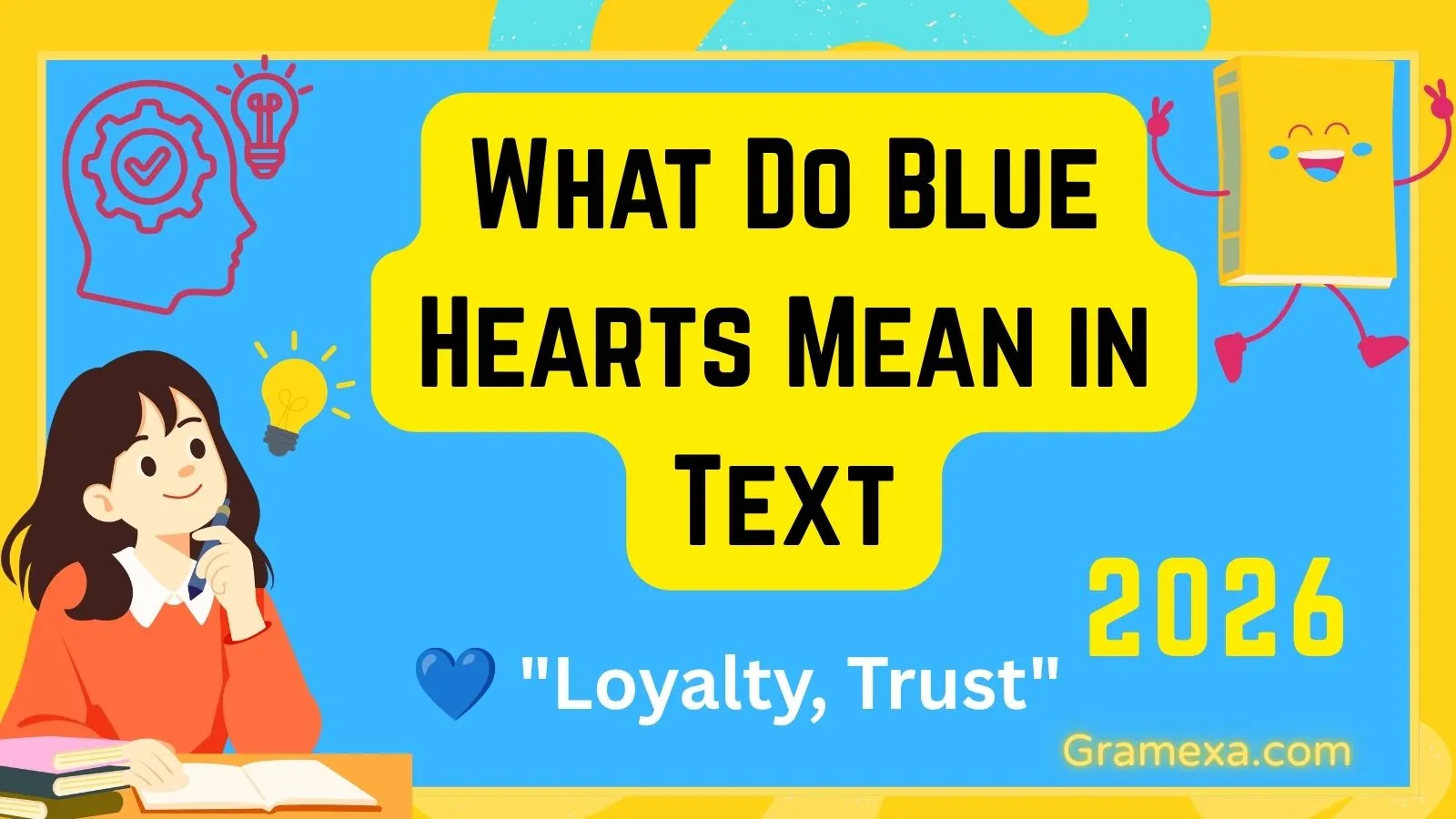 What Do Blue Hearts Mean in Text