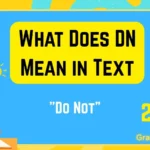 What Does DN Mean in Text