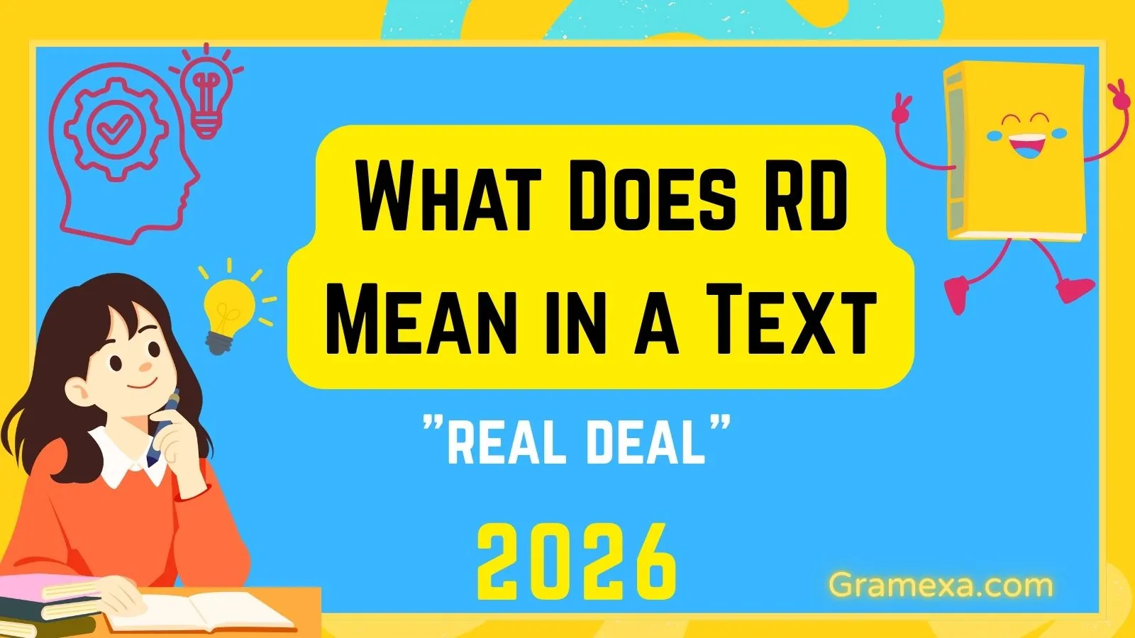 What Does RD Mean in a Text